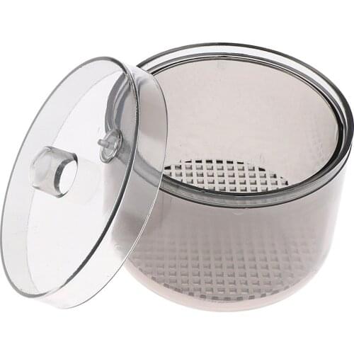 Disinfection Box, Round Sterilizer Pot Clean Jar for Nail Art Metal Tools