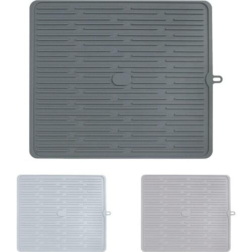 Dish Drying Mat, Drying Mat for Kitchen Counter, Dish Mat, Hot Pads for Kitchen, Heat Resistant Mat