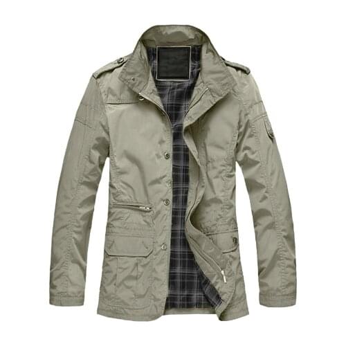 M-5XL Men Big Size Casual Long Jacket Spring Autumn Male Business Windbreak Thin Outwear Parka Loose Varsity Bomber Coat