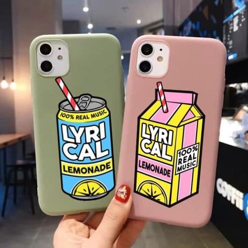 Lyrical Lemonade Real Music TPU Soft Phone silicone iphone case for 11 11Pro 11ProMax 8 7 6 plus X Xs XR Xmax cover