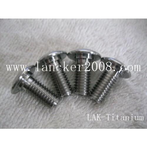 M8x16.5 20.5 Gr5 Titanium trox socket screw with shouder/round neck 1.4x9.8 brake scew/bolt for Motor