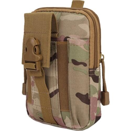 Men Tactical Molle Pouch Belt Waist Pack Bag Small Pocket Military Waist Pack Running Pouch Travel Camping Bags Soft back