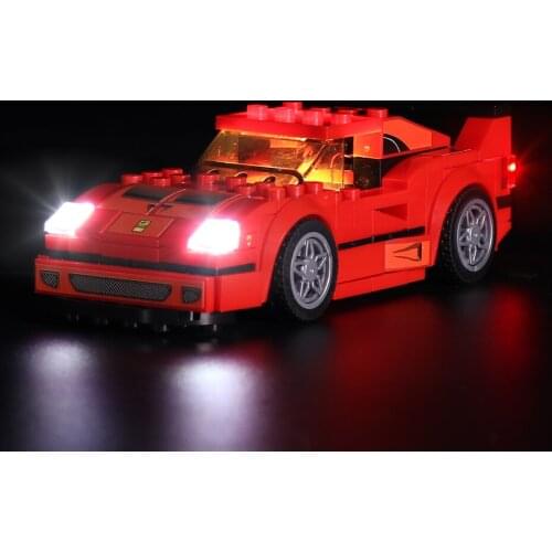 LED Lighting Kit Speed Series For 75890 Ferrari F40 Competizione (Only LED Light, No Block Kit)