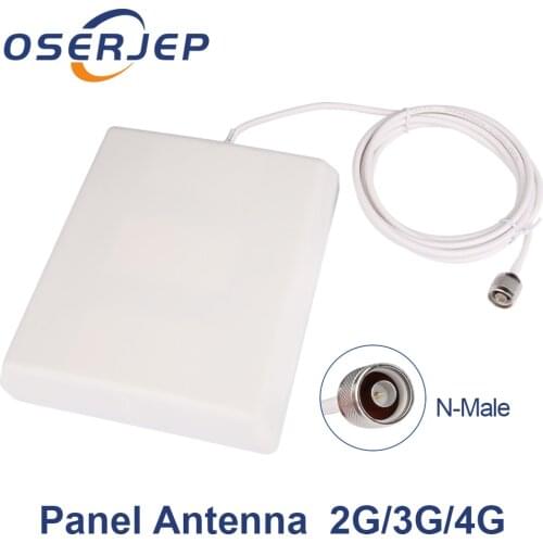 800~2700MHz 10dBi Indoor Panel Antenna Dual Band Antena Externa 2g 3g 4g Modem Antenna Gsm Antenna Lte For Modem Repetidor