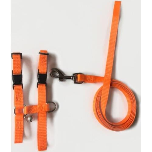 Pet Rabbit Soft Harness Leash Adjustable Bunny Traction Rope for Running Walking SUB Sale