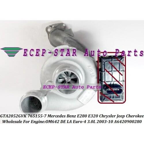 Turbo GTA2052GVK 765155 765155-5007S 743507-5009S 6420900780 6420905980 For Mercedes Benz E L For JEEP Cherokee OM642 DE LA 3.0L
