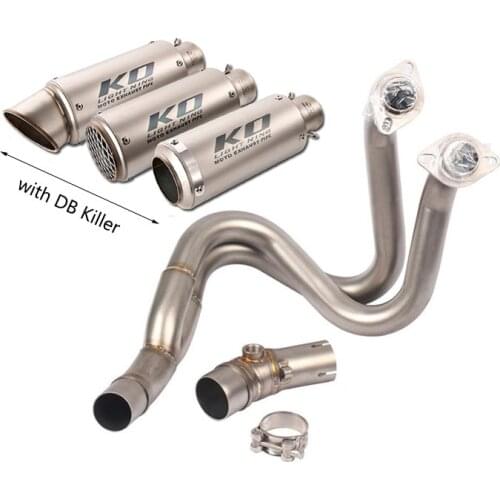 Versys 650 2015-2019 Exhaust System for Kawasaki Z650 Ninja 650 2017-2020 Motorcycle Exhaust Pipe Slip On 51mm Muffler Db Killer