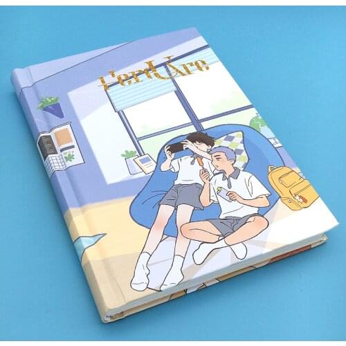 2021 Here U Are manga Comic Notebook Cartoon Characters Handbook Diary Weekly Planner Anime Around Fiction Books manhwa