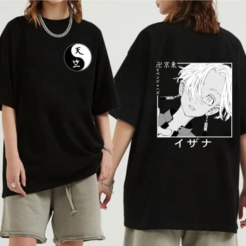 2020 Harajuku Tokyo Revengers Tshirt Hip-hop Tops Vintage Women Clothing Top