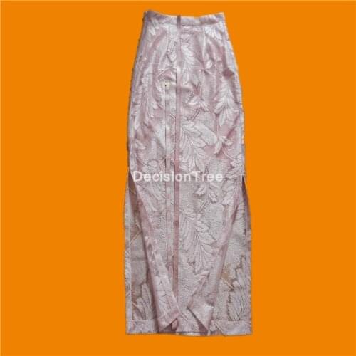 2021 chinese style cheongsam skirt high slit printed qipao skirt ladies banquet show skirt sexy qipao floral print cheongsam