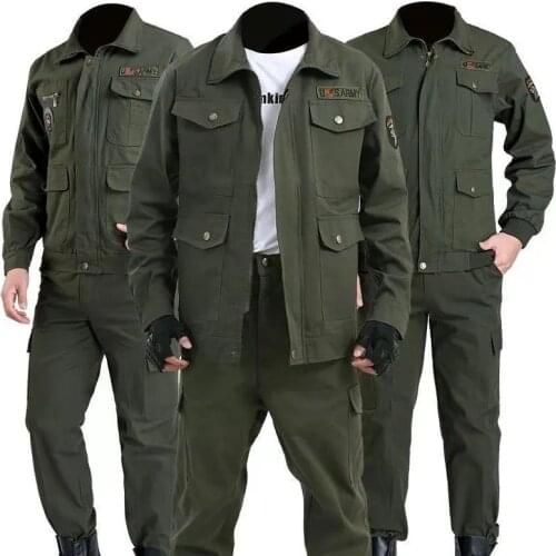 2021 Outdoor Special Forces Man Military Unifroms Summer Hunter Soldier Tactical Cobat Army Suit Camouflage Airsoft 2pcs Outfits