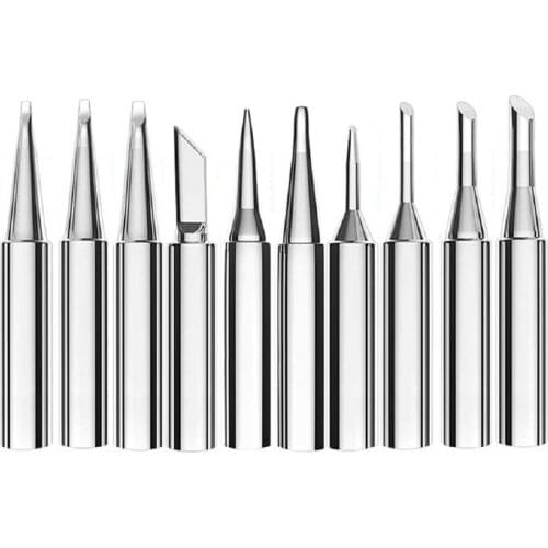 6PCS/lot I/IS/K/B/2C/3C/4C/1.2D/1.6D/2.4D Universal 936 937 For Soldering Station Solder Iron Welding Tip Sting BGA Lead-free