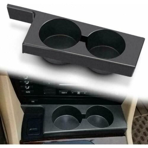Car Cup Holder Modified Parts Black Front Bottle Drink Holder for BMW 5 Series M5 E39 97-03