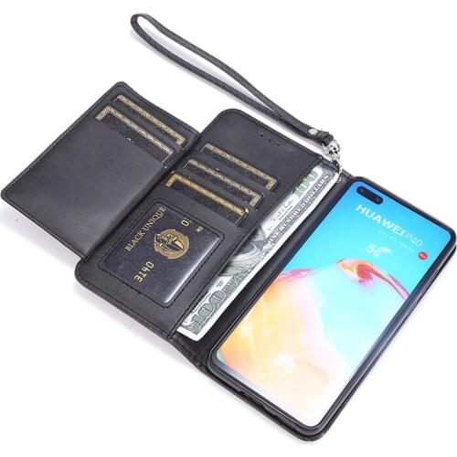Huawei P40 Pro Case Leather Wallet Case For Huawei P30 Pro P40 Plus P20 Lite Flip Phone Case For Huawei Mate 20 Pro Mate 10 Lite