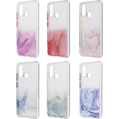 For Huawei P40 Pro Plus Case Soft TPU Transparent marble Slim protective Back Cover Case For huawei P Smart 2020