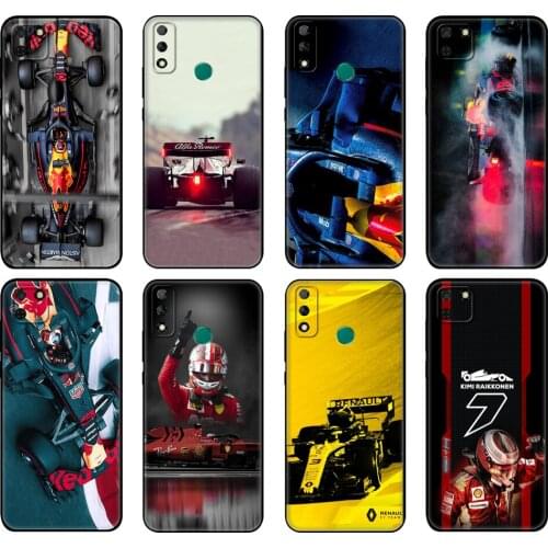 Black tpu Case For Huawei Y9S Y6S Y8S Y5P Y7P Y8P Case For Huawei Y5 lite Prime 2018 Y6 2019 Cover for Formula 1