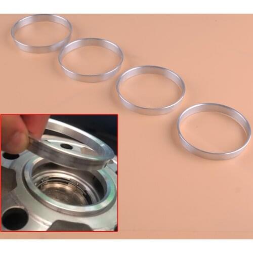 CITALL 4Pcs Universal Aluminum Alloy Wheel Spacer Hub Centric Rings 67.1mm OD to 66.1mm ID