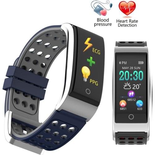 ECG PPG Smart Bracelet Blood Pressure Measurement Fitness Tracker Women Watch Sport Bracelet Waterproof Heart Rate Monitor