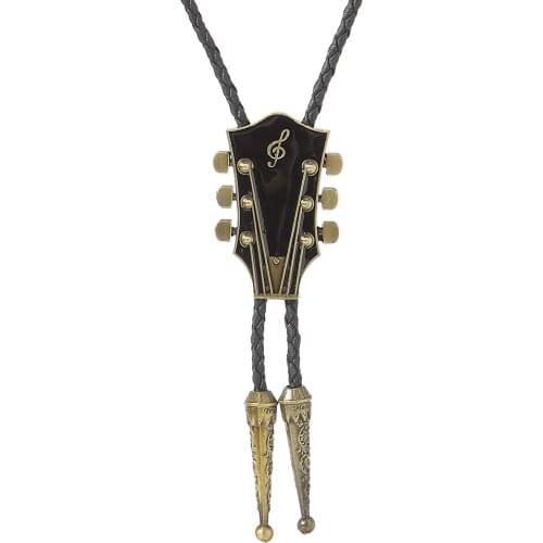 KDG Western Cowboy Zinc Alloy Piano Bolo Necktie Same Style for Men and Women