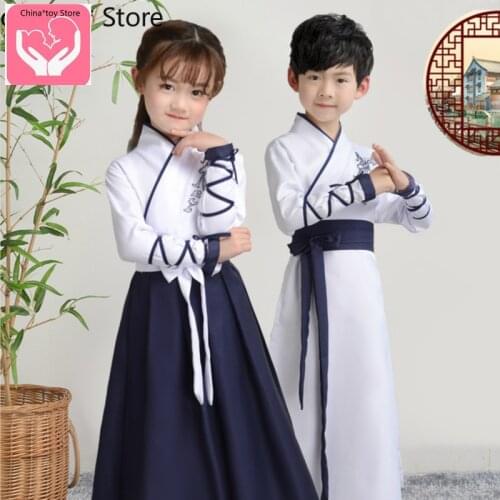 Costume Children Ancient Costume Girls Chinese Clothing Dance Performance Boy Attendant At School Chinese Culture Boys