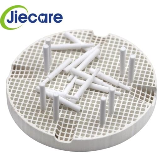 2 Dental Lab Honeycomb Firing Trays Circle Plate with 20 Zirconia Pins Dental Lab Equipment Free Shipping