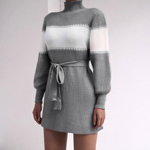 Autumn Winter Woman Sweater Long Sleeve Turtleneck European Style Knit Pullover Long Sweater Casual Woman Jumper