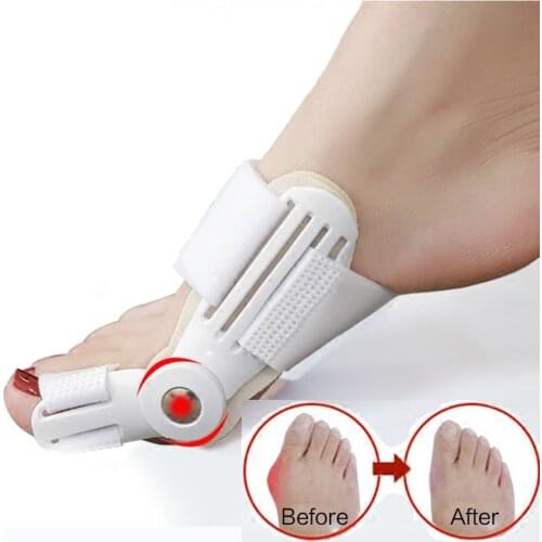 1Pcs Hallux Valgus Splint Correction Separator Finger Bicyclic Bunion Thumb Orthopedic Bone Big Toe Pedicure Foot Care Tool