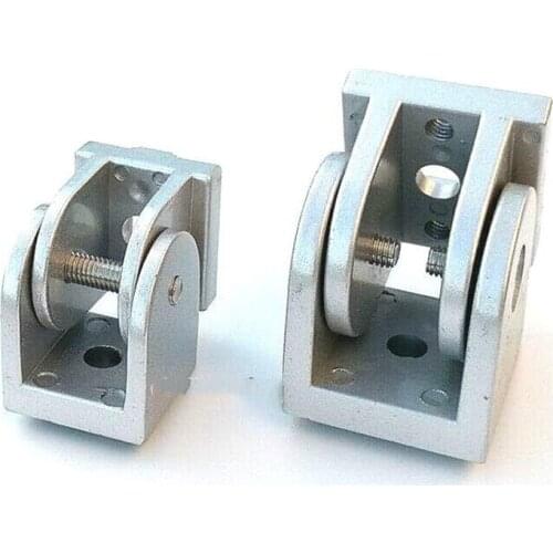 4040 Zinc Alloy Hinge Industrial Aluminum Adjustment Angle Connector X4