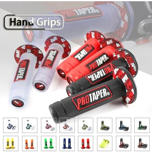 MX ATV Motorcycle Handlebar Handle Gel Grips Pro Taper Fit For 7/8" Handlebar Rubber Gel Hand Grips Dirt Pit Bike Motocross Part