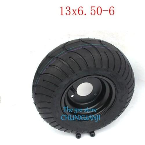 GO KART KARTING ATV UTV Buggy 13X6.50-6 Inch Wheel Tubeless Tyre Tire With Hub