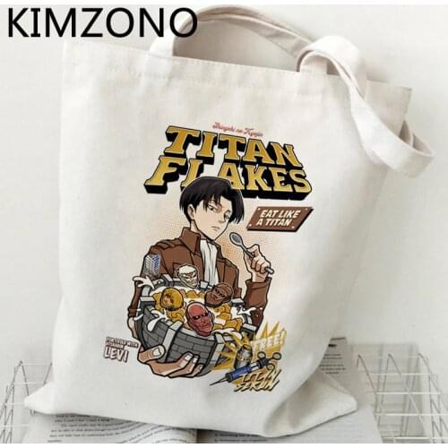 Attack on Titan shopping bag jute bag handbag shopper shopping eco recycle bag bag jute cloth cabas