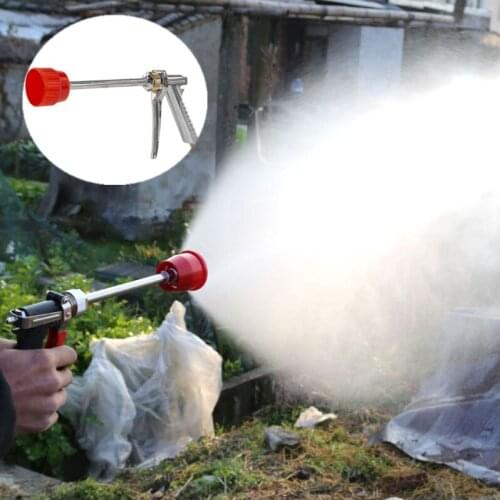 WHISM Garden Water Gun Sprayer Agricultural Hose Nozzle Spray Pump Household Car Washing Yard High Pressure Water Sprayer