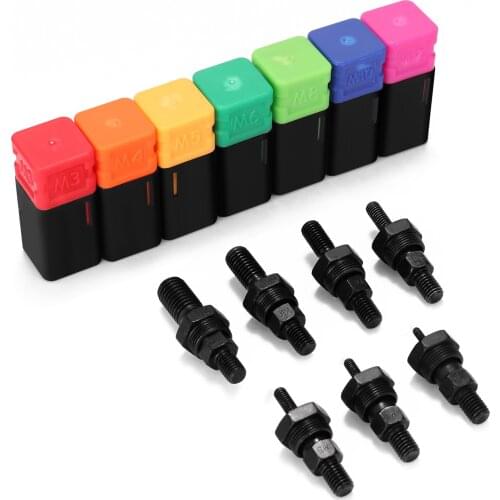 Riveter Machine Accessory Threaded Mandrel Rivet Nut Tool Adapter Pull Rod Riveter Replacement Riveting Heads