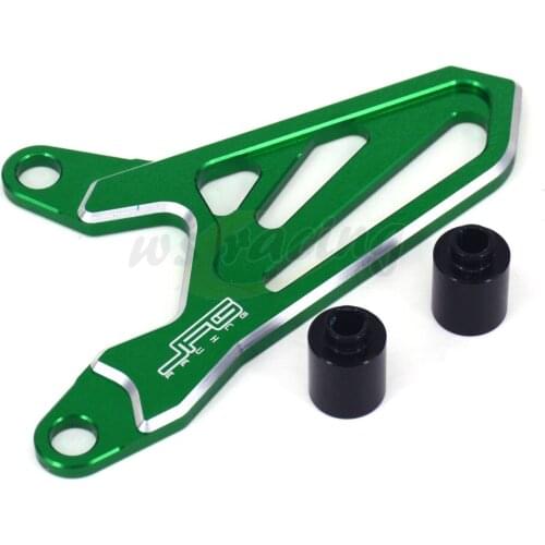 Motorcycle Green Aluminum Billet Front Sprocket Guard Protect Cover For KAWASAKI KX250F KXF250 2004 2005 2006 2007 2008-2016