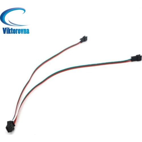 1 to 2 Splitter SM JST Male Female Connector Wire Cable 2pin 3pin 4pin 5pin 6pin For DC 5-24V rgb cct RGB RGBW LED Strip Lights
