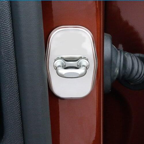 4pcs stainless steel for Peugeot 508 Door lock cover Rust
