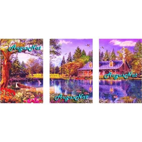 5d diy diamond painting full square scenery wall art decal mosaic embroidery stickers crystal cross stitch pictures hand craft