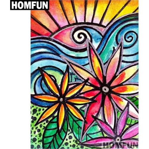 HOMFUN Full Square/Round Drill 5D DIY Diamond Painting "Cartoon hand-painted" Embroidery Cross Stitch 5D Home Decor A01562