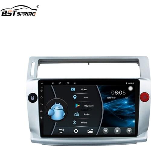 Android gps navigation car video dvd player for Citroen C4 C-Triomphe C-Quatre 2004 2005 2006 2007 2008 2009 2 din Car Radio