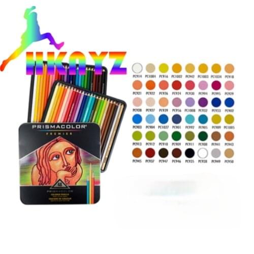 Prismacolor Premier Colored Pencils Soft Core 48 color Art Coloured Pencil Professional Drawing Prismacolor Premier