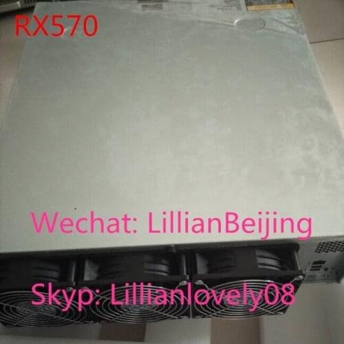 ETH Miner of 8 GPU cards Raden RX570 ethereum Mining machine Antminer G2 with PSU hash rate 220Mh/s