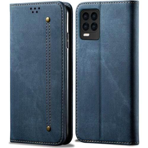 Flip Case Solid Leather 360 Protect Funda Realme 8 Pro Luxury Cover Magnetic Wallet Skin Funda for OPPO Realme 8 5G Case RMX3081