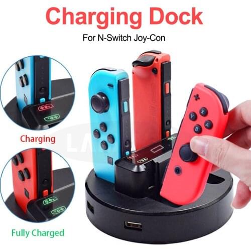 Game Console Charging Dock Joy-Con Charging Station Controller Charger Stand for Nintend Switch Charger Dock