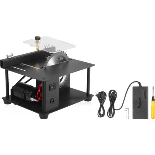 Multi-Functional Electric Table Saw Cutting Machine Saw Blade Adjustable-Speed Angle Adjustment Wood Plastic Acrylic Cutting