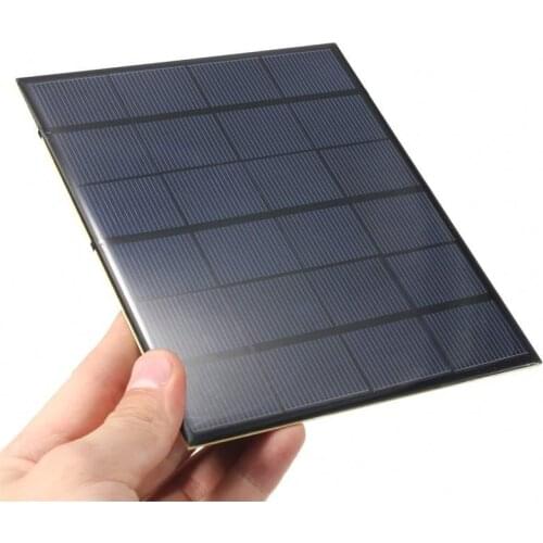 Monocrystalline solar panel 6V 3.5W 580MA with USB cable mini Epoxy solar panel battery charger Free shipping