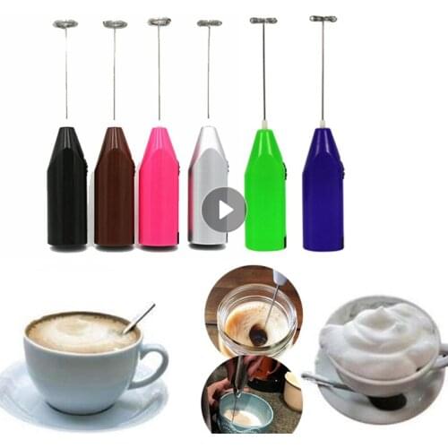 New Electric Milk Frother Coffee Frother Foamer Whisk Mixer Stirrer Egg Beater Kitchen Handheld Milk Coffee Egg Stirring Tool