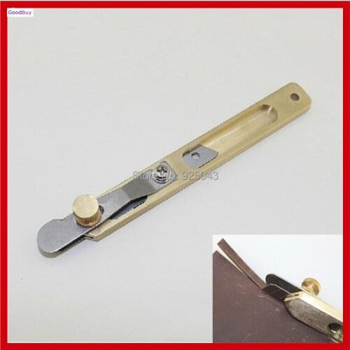 New Diy Leather Craft Edge Cutter Knife Leather Edge Trimming Tool With Fixed Wheel