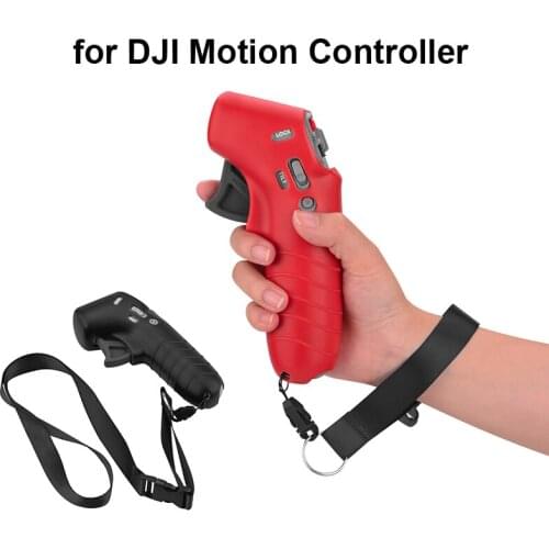 Silicone Sleeve Cover Neck Strap for DJI Motion Controller Protective Skin Case Anti-Lost Lanyard for DJI FPV Combo Accessories