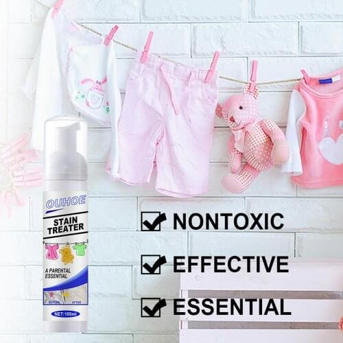 30ml/100ml Convenient Safe Natural Stain Remover Baby Childrens Clothes Stain Remover Multifunctional Clothes Liquid Cleaner