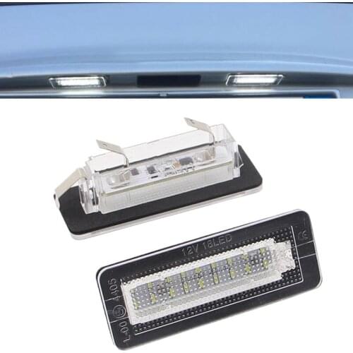 Car LED License Plate Light for Benz Smart for Two Coupe Convertible 450 451